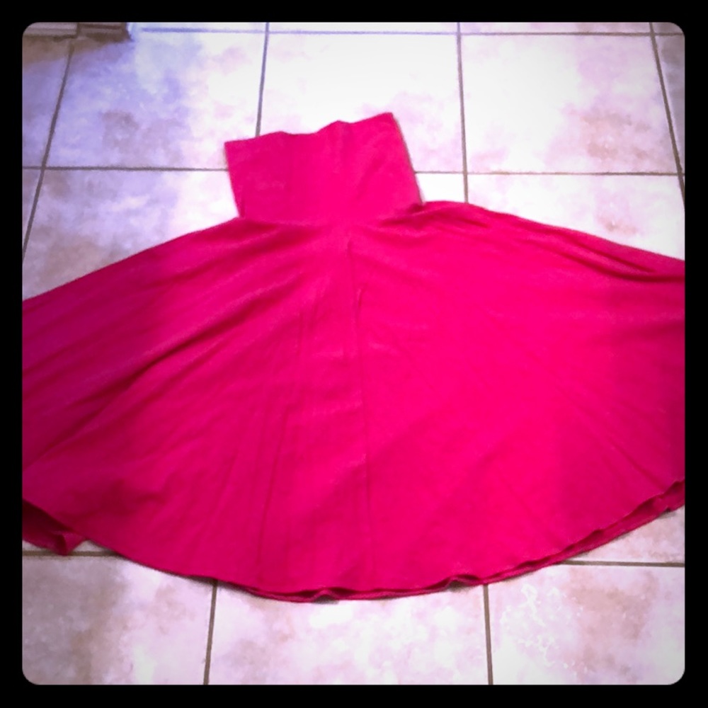 J. Crew tube dress-fold over skirt - size M